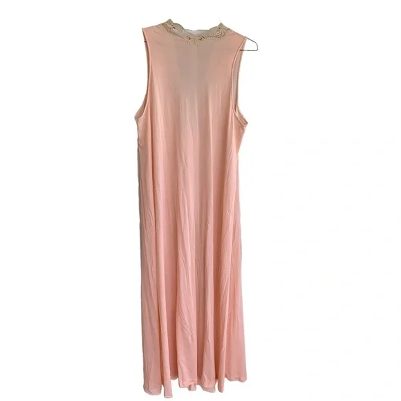 Vintage Vanity Fair Lingerie Nightgown Robe Peignor Set Women 36 Ladies Lace